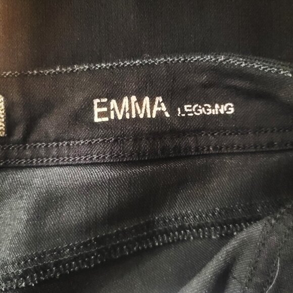 DL1961 Women's Black Emma Legging Pants - Away 360 - Size 31 - Picture 7 of 16